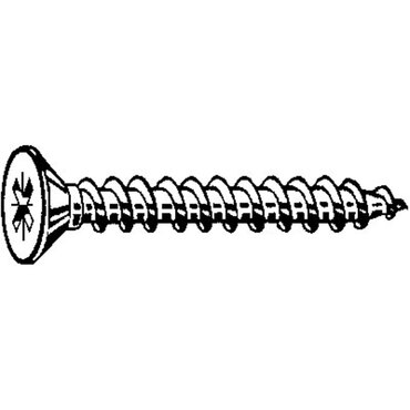 Chipboard screw Countersunk head with Pozidriv Stainless steel A2